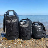 100% vandtæt taske Dry Bag Rygsæk™ fra danske Owlbite® på 10L (Liter)