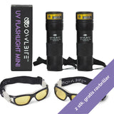 Ravlygte Mini™ 2 stk. + 2 stk GRATIS Ravbrille™ til børn fra danske OwlBite®