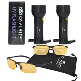 2 stk Ravlygter Original™ med 2 stk Ravbriller™ til voksne fra danske OwlBite®