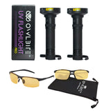 2 stk. Ravlygte Pro™ med 2 stk Ravbriller™ til voksne fra danske OwlBite®