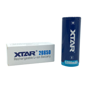 Genopladelige batterier: XTAR® 26650 3500mAh