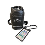 100% vandtæt taske Dry Bag Rygsæk™ fra danske Owlbite® på 5L (Liter), sort