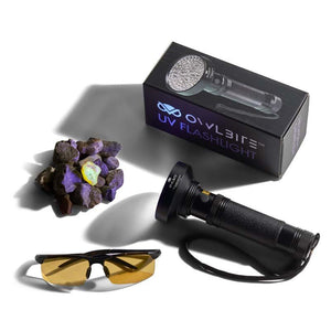Ravlygte Pro™ + Ravbrille™ - Kraftig UV-lygte fra danske OwlBite®